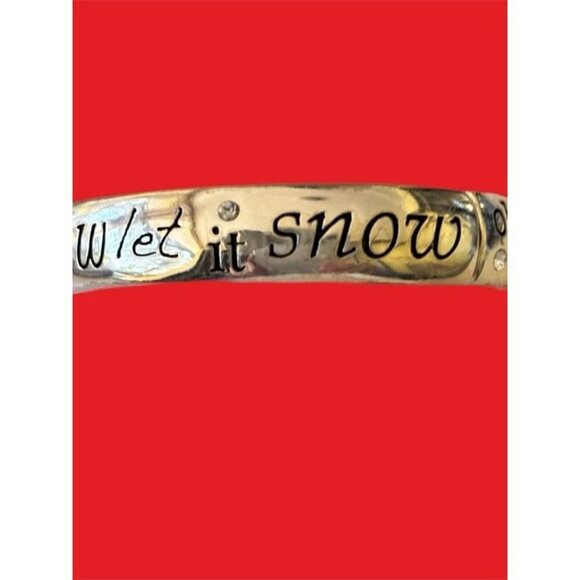 Brighton silver plated B jolly snowman frosty pendant necklace and Cuff Bracelet - Picture 7 of 12